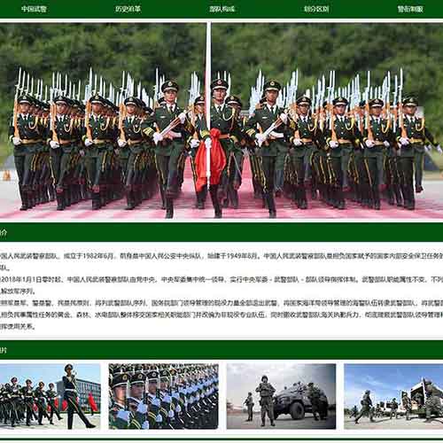 大學生愛國主題網頁設計模板 軍事題材網頁制作 軍事主題簡單網頁成品
